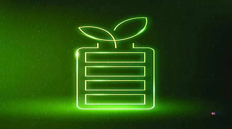 Rechargeable battery icon vector environmental friendly symbol Rechargeable battery icon vector environmental friendly symbol