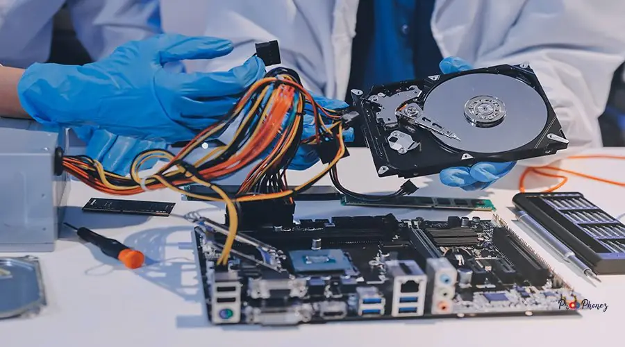 Electronics technician, electronic engineering electronic repair Electronics technician, electronic engineering electronic repair, electronics measuring and testing, repair and maintenance concepts.