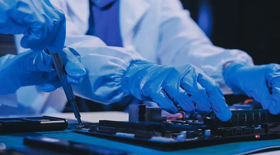 Electronics technician, electronic engineering electronic repair Electronics technician, electronic engineering electronic repair, electronics measuring and testing, repair and maintenance concepts.